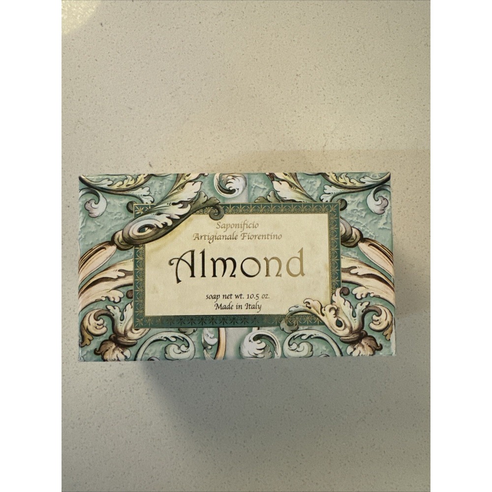 SAPINIFICIO‎ ARTIGLANALE FLORENTINO ALMOND SCENTED FINE HANDMADE SOAP 10.5 OZ